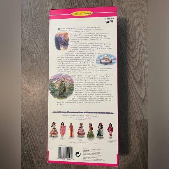 COLLECTOR EDITION NORWEGIAN BARBIEπΉ - Picture 3 of 8
